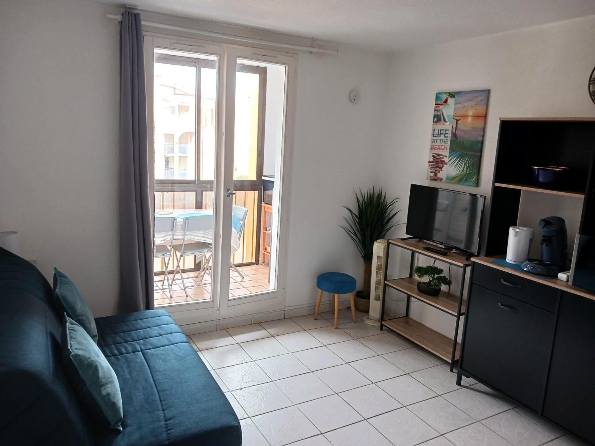 Appartement Vue Mer, Acces Direct Plage, Parking Privatif Le Barcarès Exterior foto
